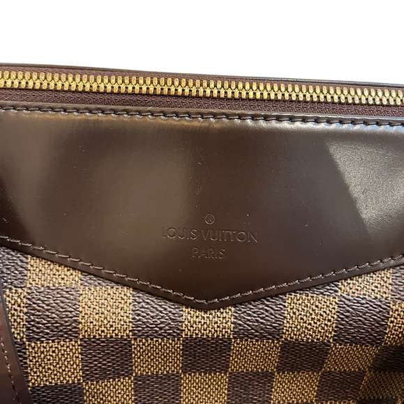 Louis Vuitton Damier Ebene Westminster GM Coated Canvas Leather Trim Tote Bag - Picture 11 of 15